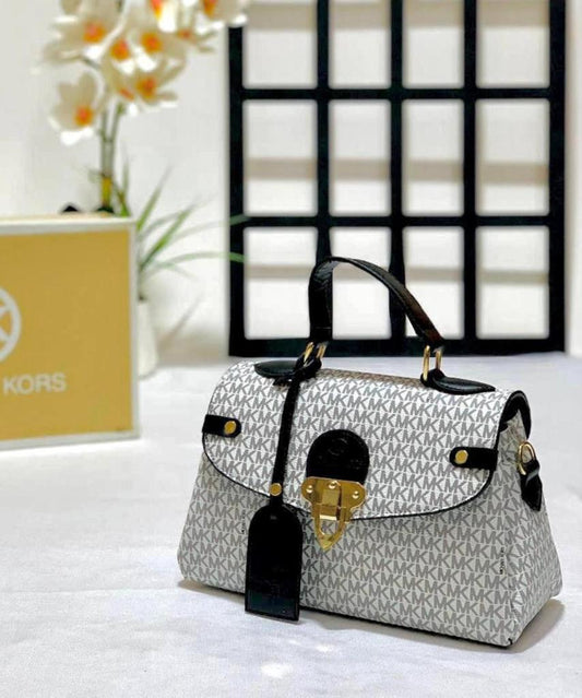 Louis Vuitton Black and White Purse